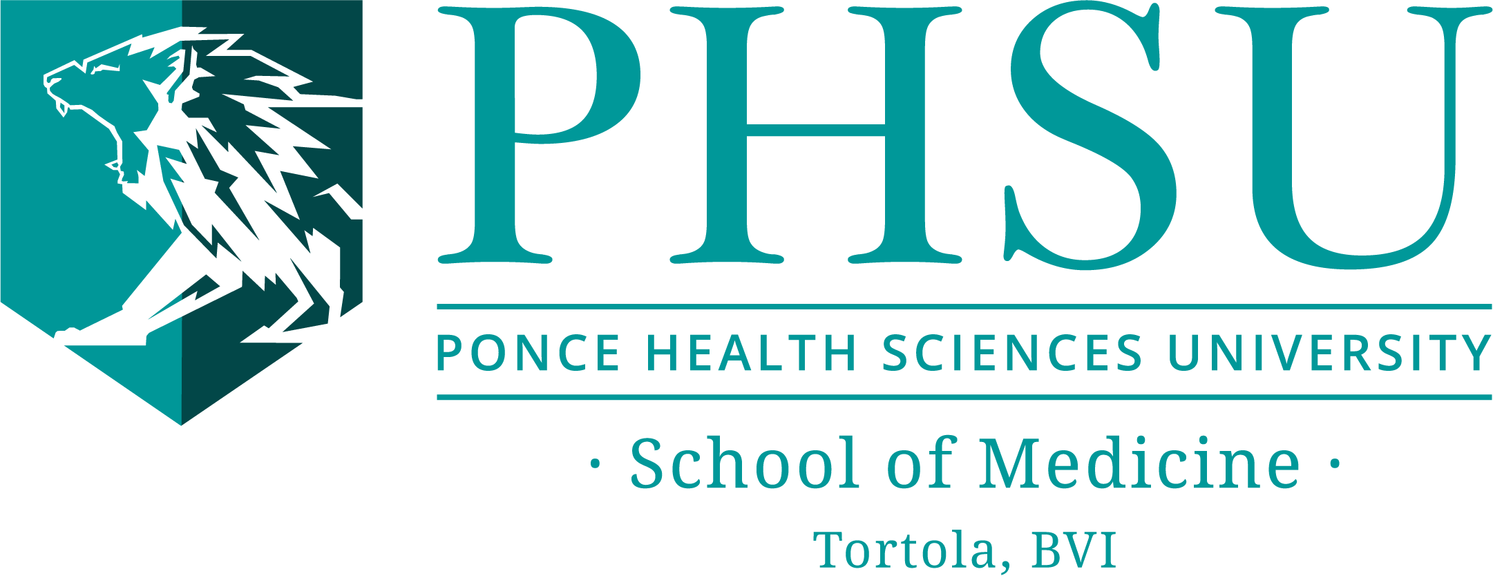 PHSU School of Medicine BVI Horizontal Logo