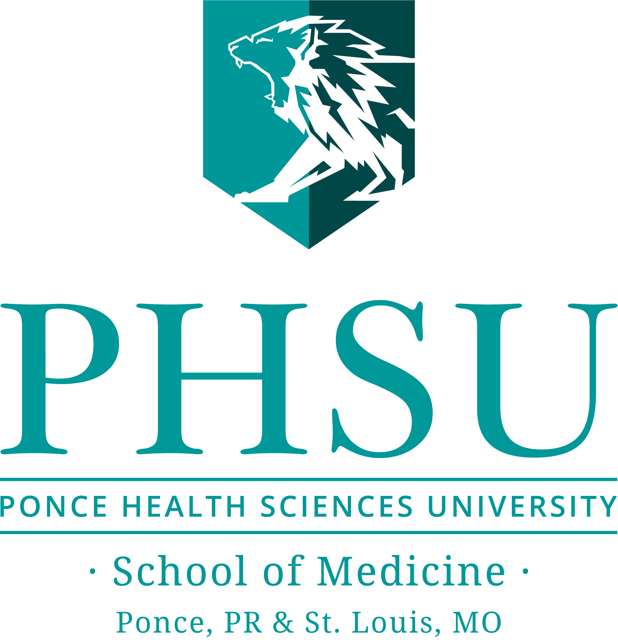 PHSU Medicine PR&STL Vertical Color Logo